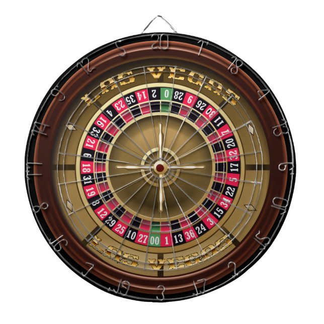 Vegas Roulette V-1 Dartboard (Front)