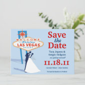 Vegas Save the Date! Save The Date (Standing Front)