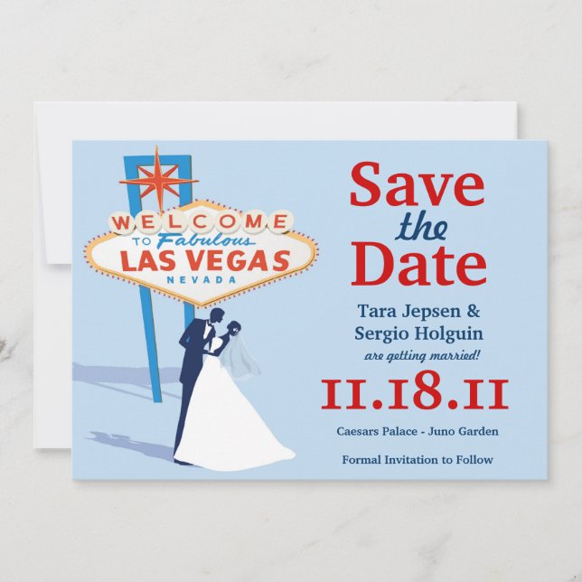 Vegas Save the Date! Save The Date (Front)