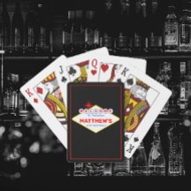 Vegas Sign Casino Night Personalized