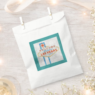 vegas sign grunge favor bag