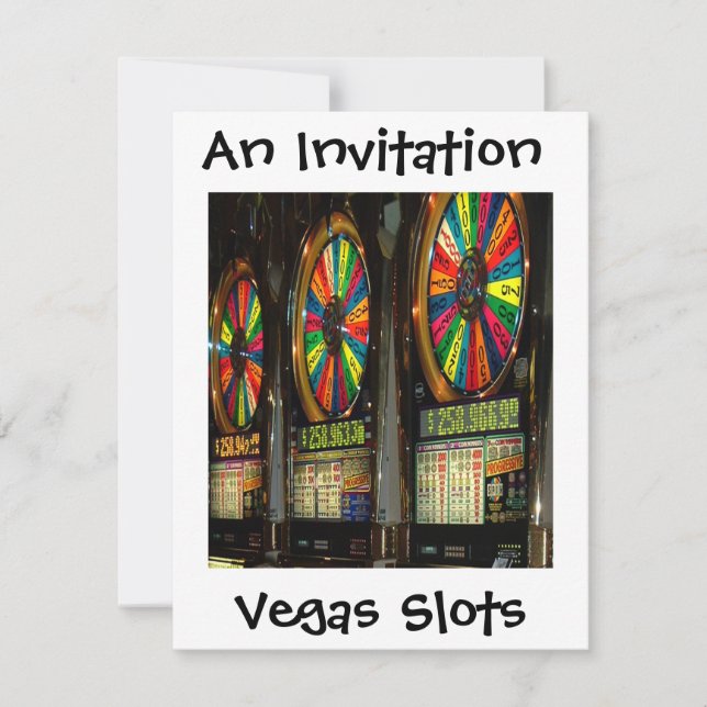 Vegas Slots Invitation (Front)