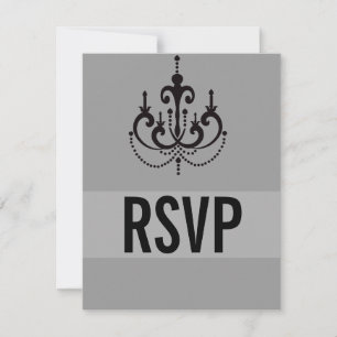 Vegas Style Wedding RSVP Cards or Reply Cards