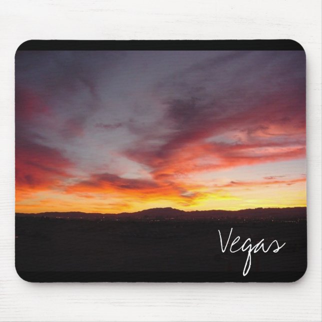 Vegas Sunset Mouse Pad (Front)