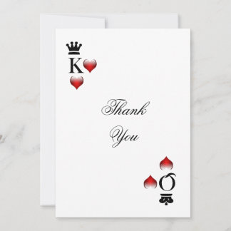 Vegas theme Thank You Card