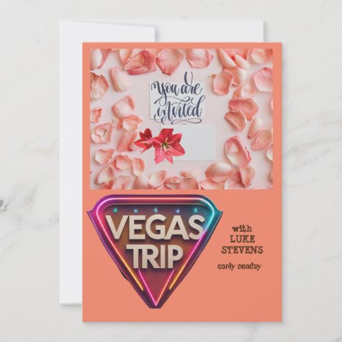 Vegas trip invitation