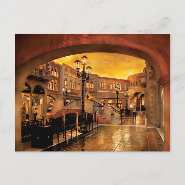 Vegas - Venetian - The streets of Venice Postcard (Front)