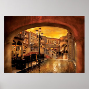Vegas - Venetian - The streets of Venice Poster