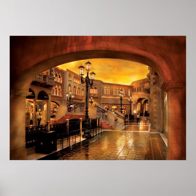 Vegas - Venetian - The streets of Venice Poster (Front)