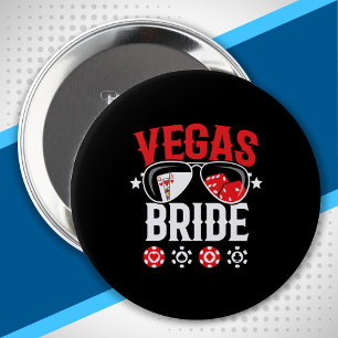 Vegas Wedding - Bride - Vegas Bachelorette Party Button