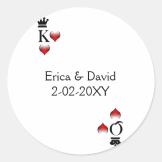 Vegas wedding envelope seal