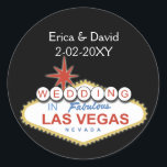 Vegas wedding envelope seal<br><div class="desc">Las Vegas theme design.</div>