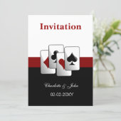 vegas wedding invitation (Standing Front)