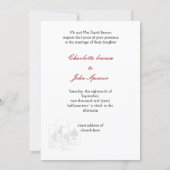 vegas wedding invitation (Back)