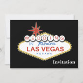 vegas wedding invitation (Front)