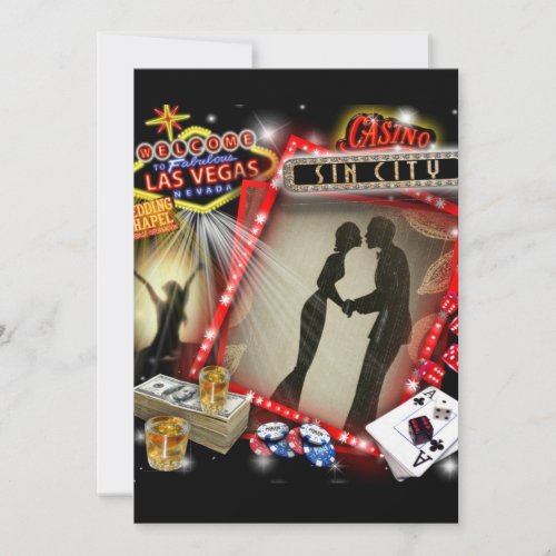 Vegas Wedding Invites