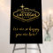 Vegas Wedding Personalized Welcome Foam Board Sign