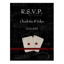 Vegas Wedding rsvp card