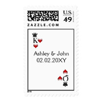 Vegas wedding stamps