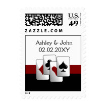 Vegas wedding stamps