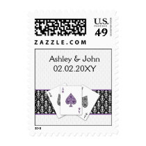 Vegas wedding stamps