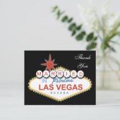 Vegas Wedding ThankYou Cards (Standing Front)