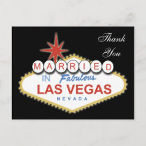 Vegas Wedding ThankYou Cards