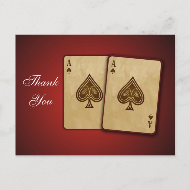 Vegas Wedding ThankYou Cards (Front)
