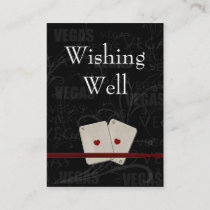 vegas wedding wishing well cards