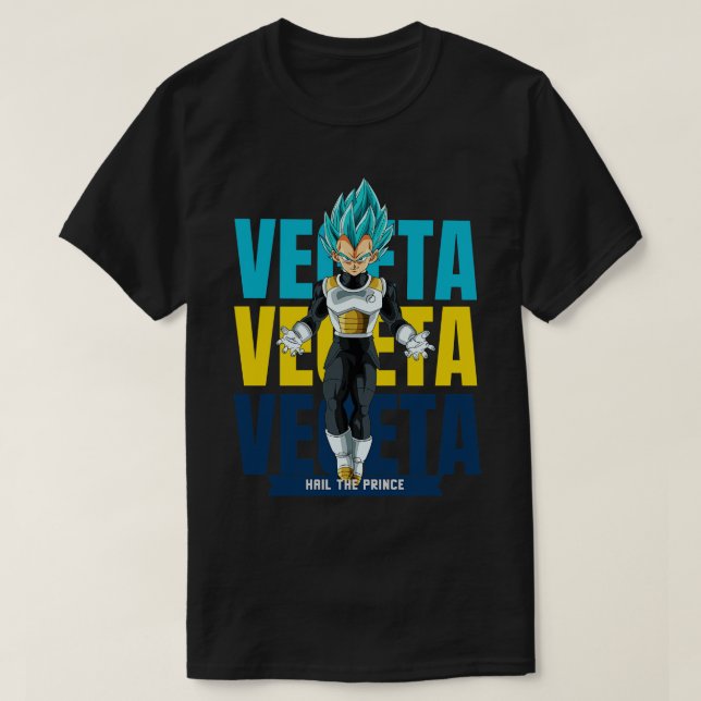 Vegeta TShirtvegeta blue TShirtby never switch up T-Shirt (Design Front)