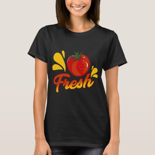 Vegetable 2Tomato Fresh Vegan 2Party T_Shirt