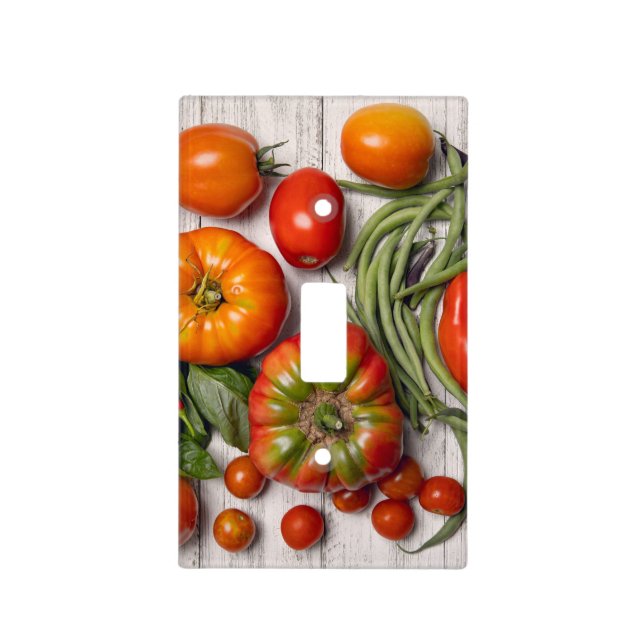Vegetable and Herb Harvest Light Switch Cover (Front)