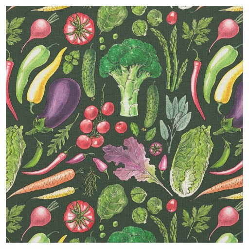 Vegetable and herbs garden harvest on black fabric