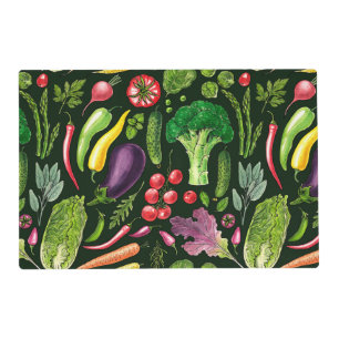 Vegetable and herbs garden harvest on black placemat