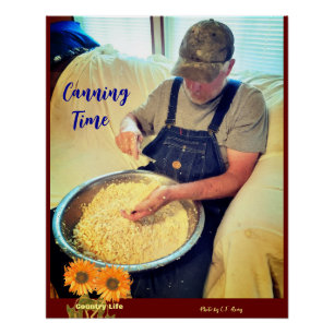Vegetable Canning / Country Life - Plants Poster