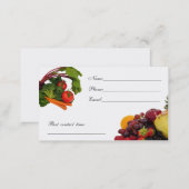 Vegetable Contact Card 3 (Front/Back)