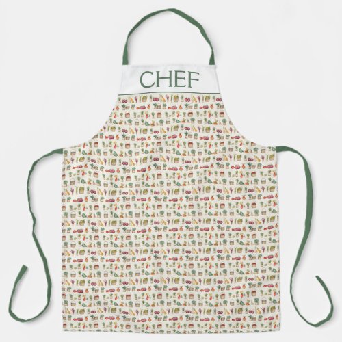 Vegetable Delight Personalized Apron