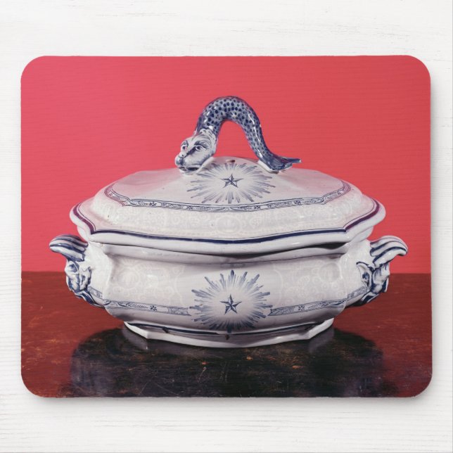 Vegetable dish belonging to Carl Linnaeus Mouse Pad (Front)