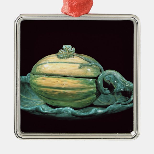 Vegetable dish in the form of a pumpkin metal ornament (Front)
