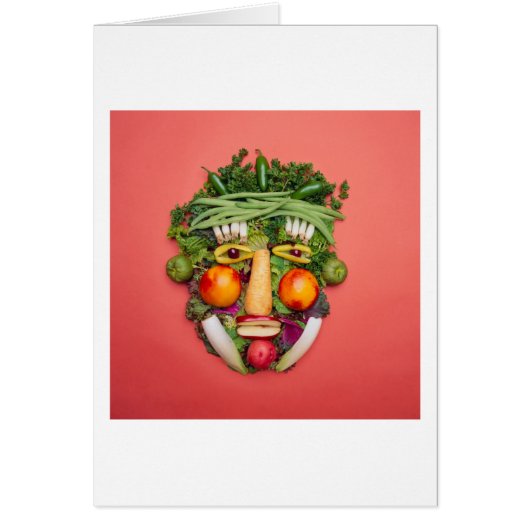 Vegetable Face Cards (Front)