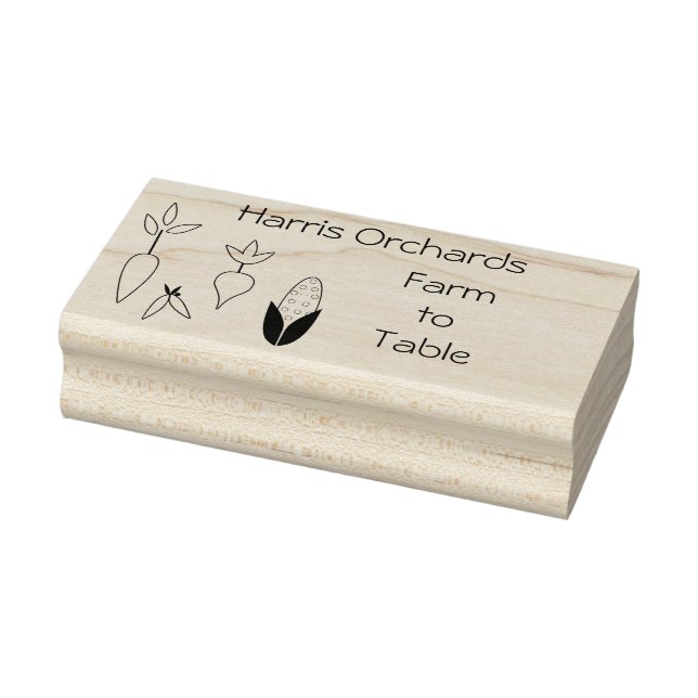 Vegetable Farm to Table Art Stamp (Stamp)