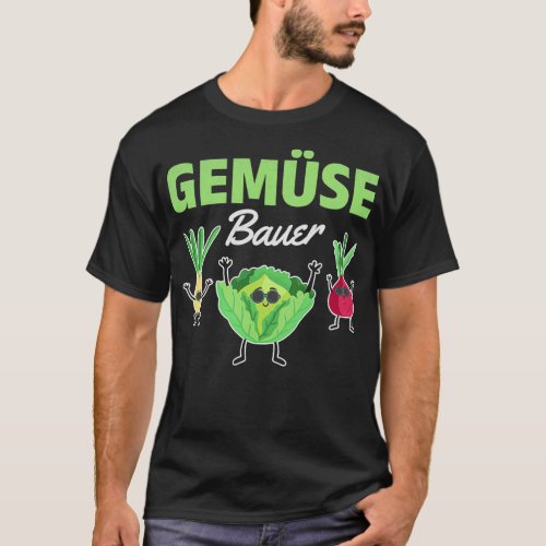 Vegetable Farmer Vegetable Wearing Sunglasses T_Shirt