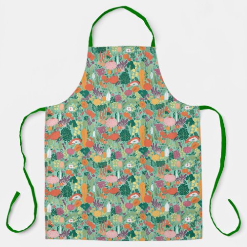 Vegetable Garden Apron _ Whimsical and Charming