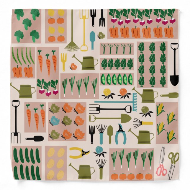 Vegetable Garden Bandana (Front)