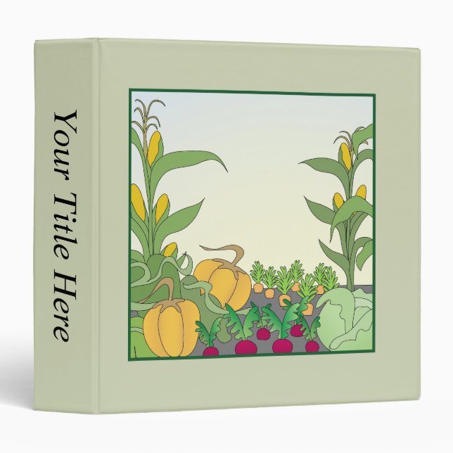 Vegetable Garden Binder (Front/Spine)