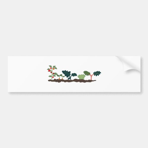 Vegetable Garden Bumper Sticker