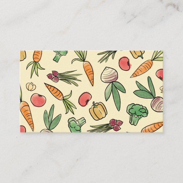 Vegetable Garden Business Card (Front)
