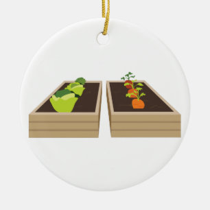 Vegetable Garden Ceramic Ornament