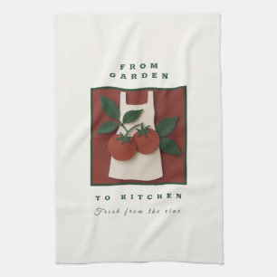 Vegetable Garden Fresh Kitchen Tea towel