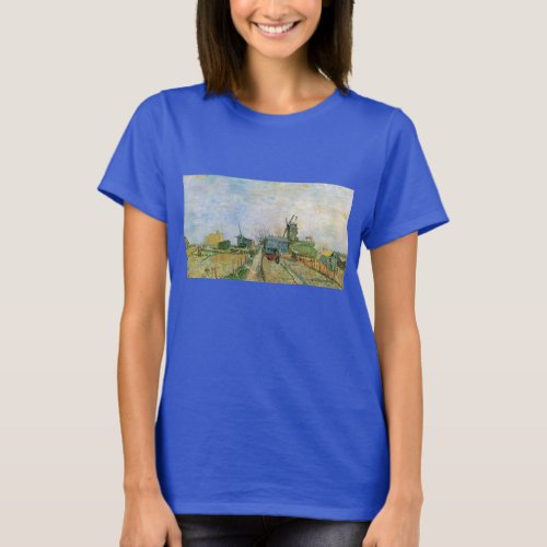 Vegetable Garden in Montmartre by Vincent van Gogh T_Shirt